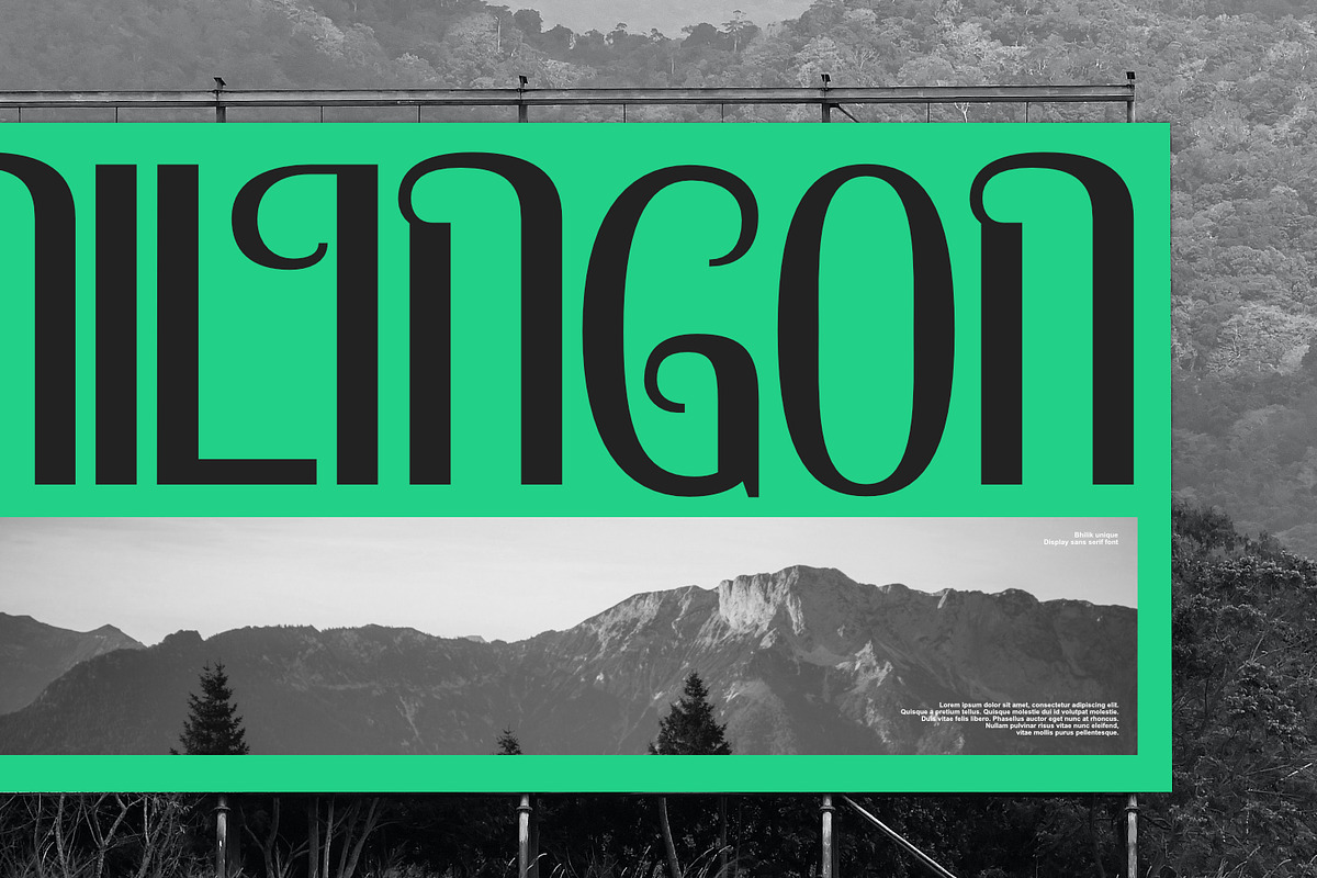 Bhilik - Display Font, a Sans Serif Font by Khoir (Photo 8 of 11)