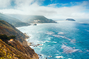 Big sur california featuring california, summer, and coast