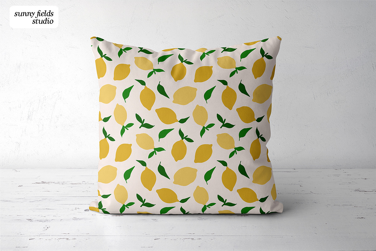 Lemon Seamless Vector Pattern, a Pattern Graphic by Sunny Fields Studio (Photo 9 of 10)