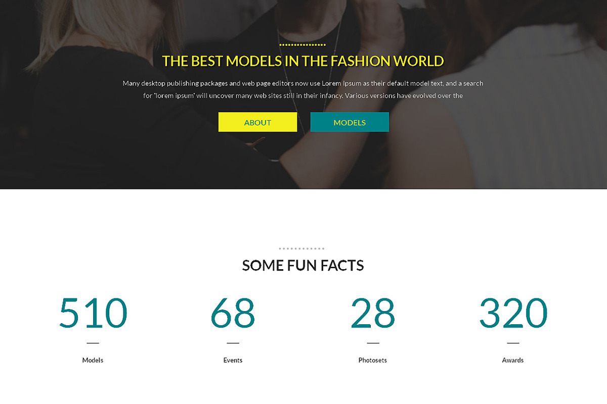 New Face Responsive One Page Theme, a HTML Template by IceTemplates