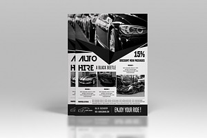 Car Rental Flyer Template