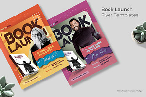 Book Launch Flyer Template, a Flyer Template by Satgur Graphic Design