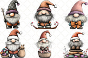 Whimsical Gnome Clipart PNG, an Illustration by Black Bird Studio (Thumbnail 5 of 6)