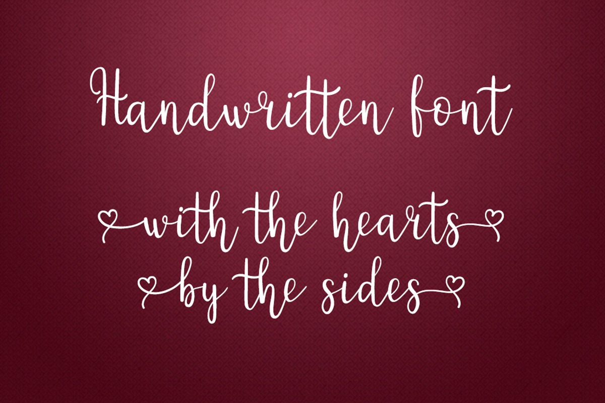 Love font, a Script Font by JuliaKJ (Photo 1 of 5)