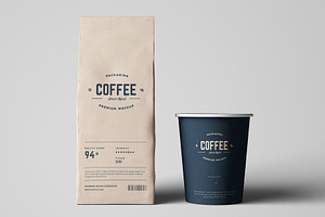 Coffee Package Mockup