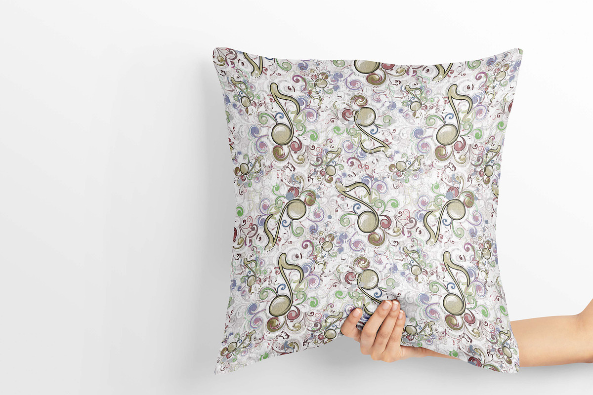 Music Background with Vintage Swirls, a Pattern Graphic by AAN Seamless Shop (Photo 2 of 4)