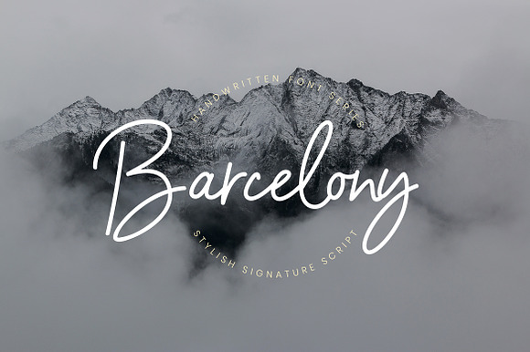Barcelony Signature Business Font preview 7
