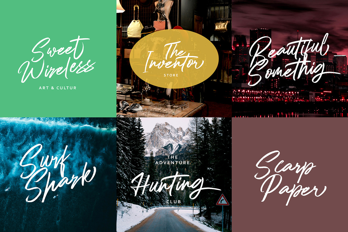 Qindom, a Script Font by Realtype (Photo 10 of 12)