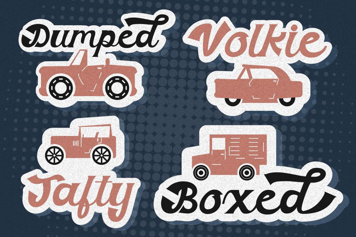 The Bad Vintage - Vintage Script, a Script Font by PutraCetol Studio (Photo 9 of 12)