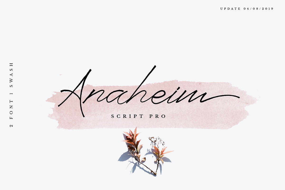Anaheim script pro font ( update )