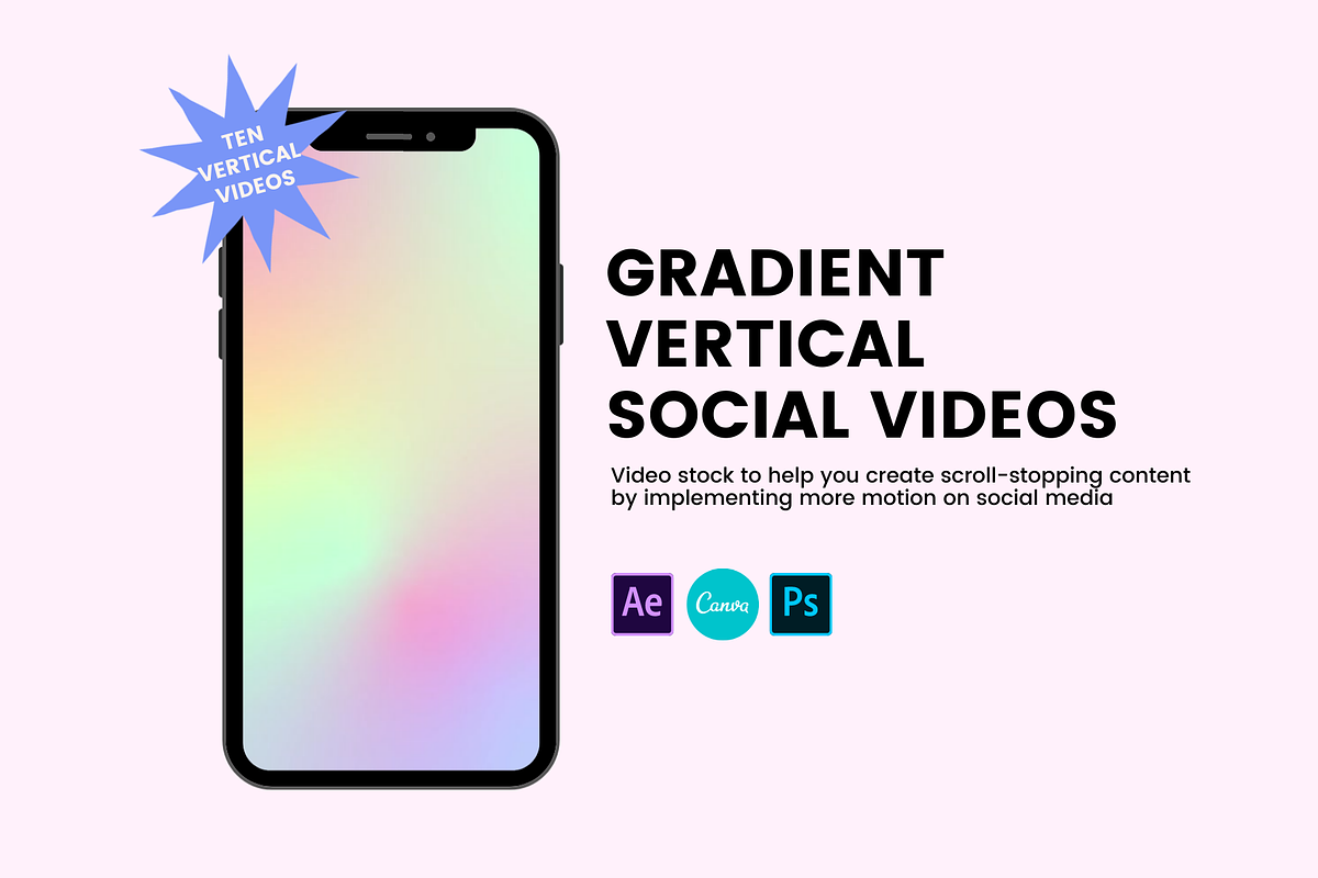 Gradient Animated Social Video, a Social Media Template by Content Factory (Photo 3 of 5)