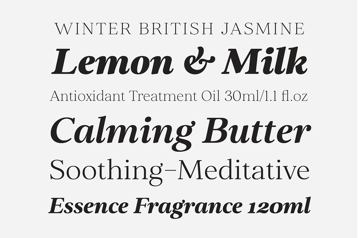 Elgraine – 18 Fonts, a Serif Font by Nasir Udin (Photo 3 of 14)