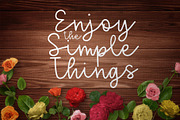 Sunday Afternoon font, a Script Font by lillie belles designs (Thumbnail 2 of 5)