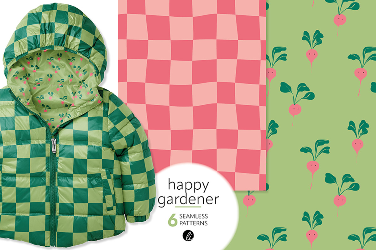 Happy Gardener AW Pattern Set, an Illustration by Andrea Liesert (Photo 1 of 7)