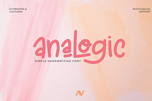 Analogic - Handwriting Font