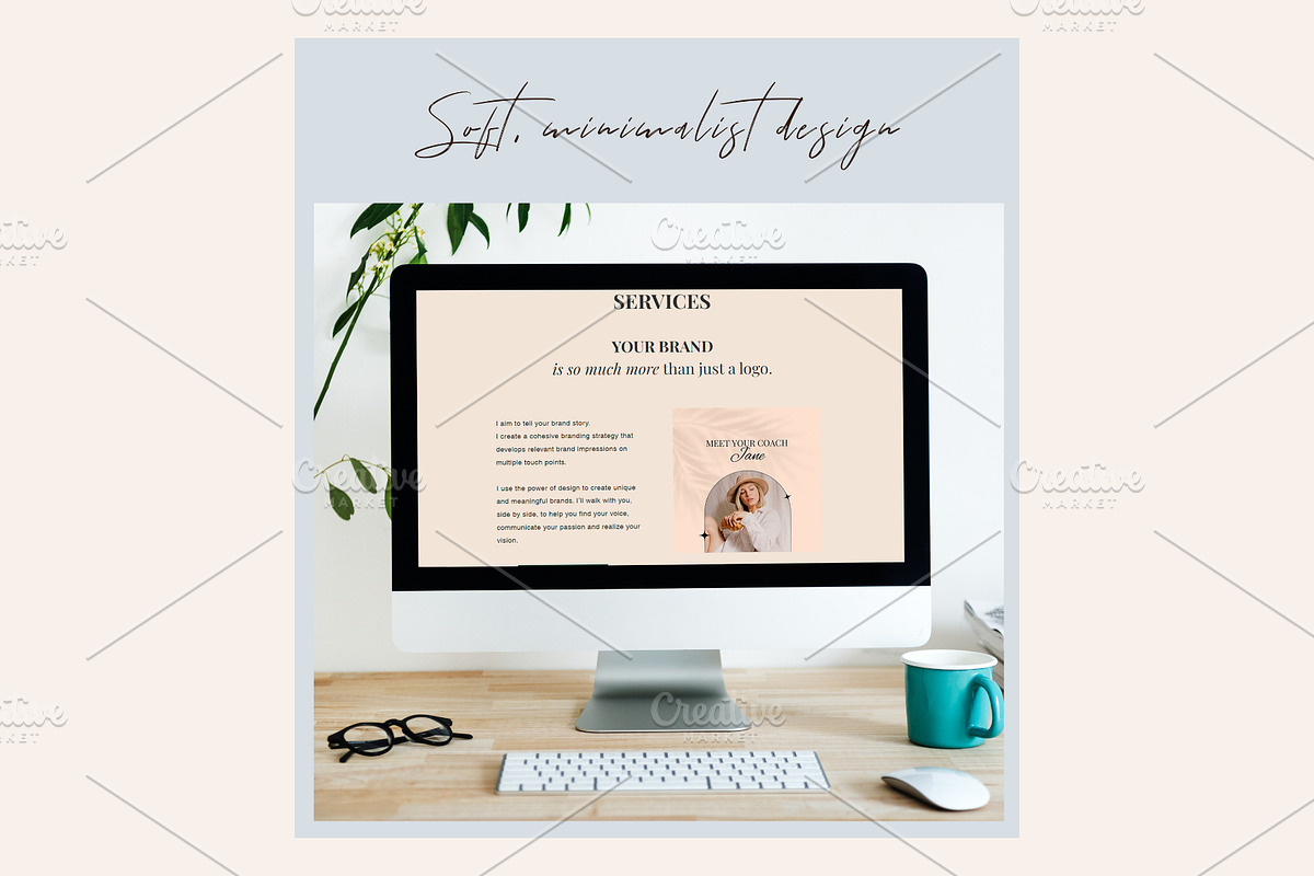Wix Website Template Branding Studio, a Wix Template by Lovely.Dizajnera (Photo 2 of 7)