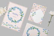 10 png Forget-me-not floral set, a Decorative Illustration by NatArt (Thumbnail 2 of 4)