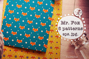 Mr. Fox Pattern, a Pattern Graphic by ZiziMarket (Thumbnail 1 of 2)