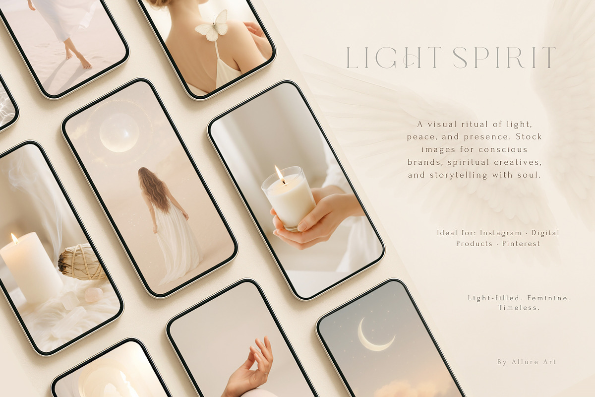 260 Light Spiritual Stock Images, a Beauty & Fashion Photo by Allure Art (Photo 6 of 46)