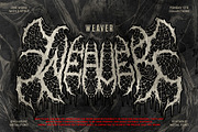 Cobweb Death Metal Font, a Blackletter Font by Fonday Studio (Thumbnail 4 of 12)