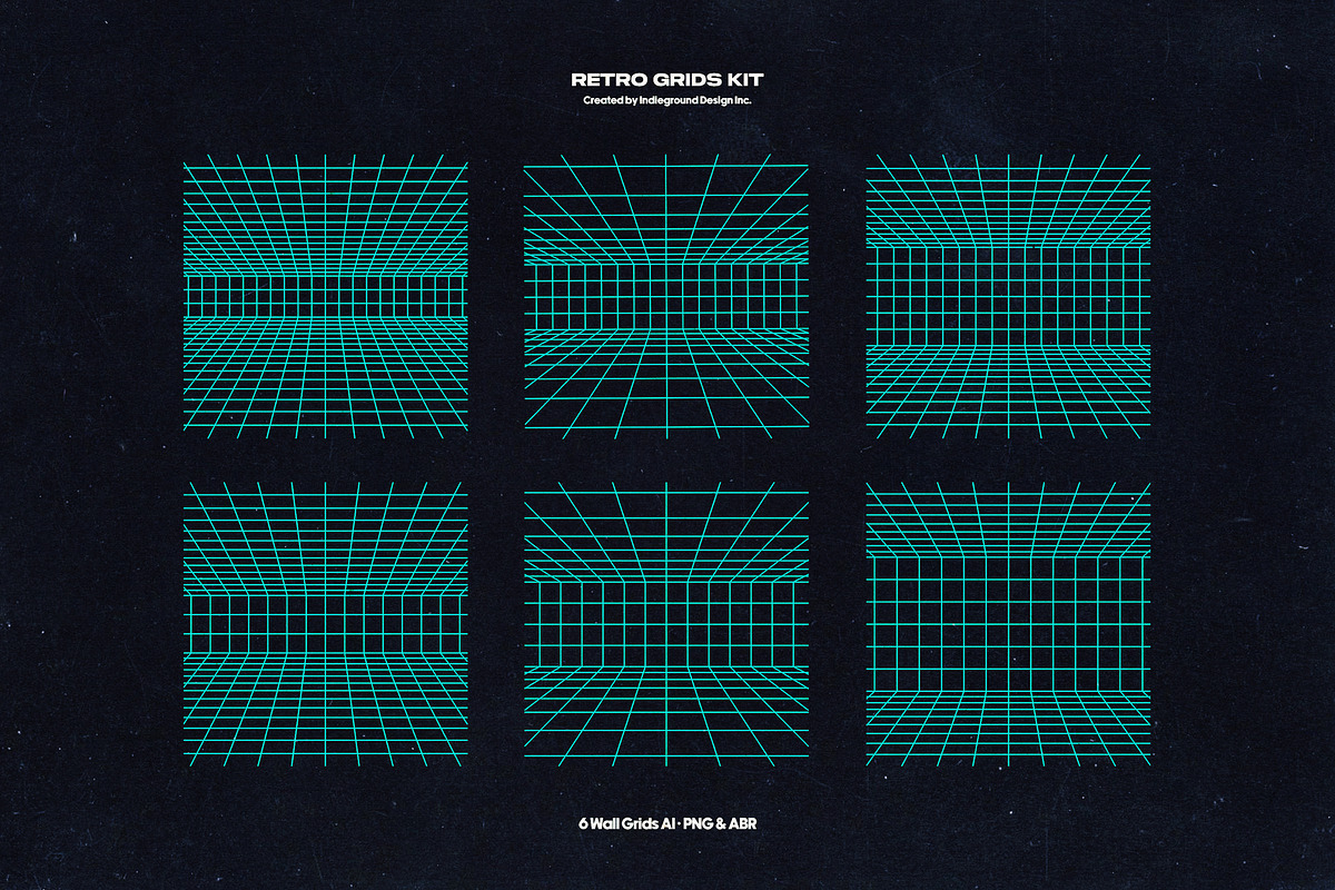 Retro Grids, an Object Graphic by Indieground Design Inc. (Photo 15 of 17)