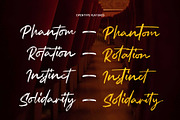 Relsika - Rough Script, a Script Font by Arterfak Project (Thumbnail 6 of 12)