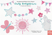 Girly Babyshower graphics pack, an Illustration by LittleAcornGraphics (Thumbnail 11 of 13)
