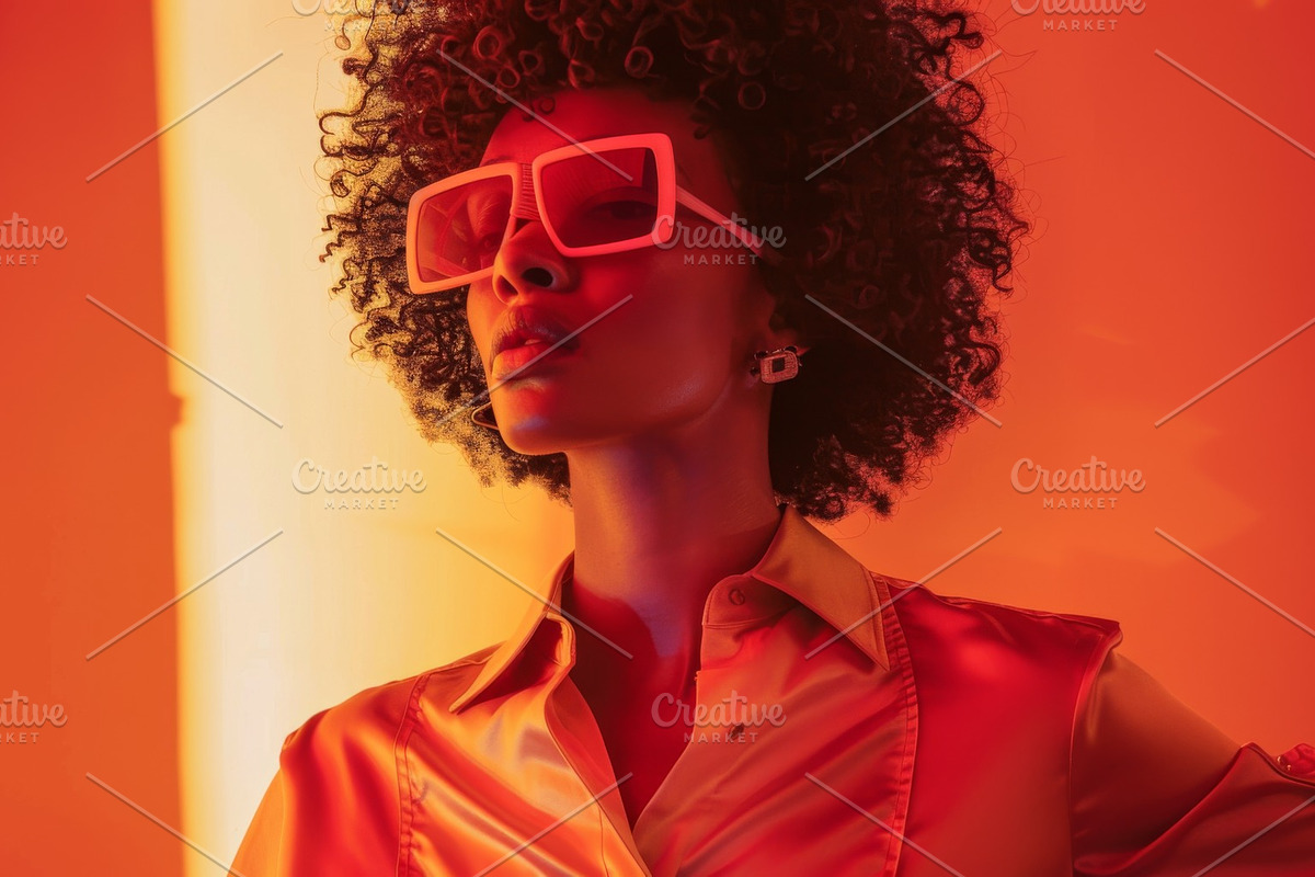 109 Fashion models in sunglasses, a Beauty & Fashion Photo by Handmadefont (Photo 102 of 113)