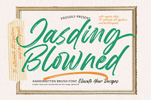 Jasding Blowned Handwritten Brush