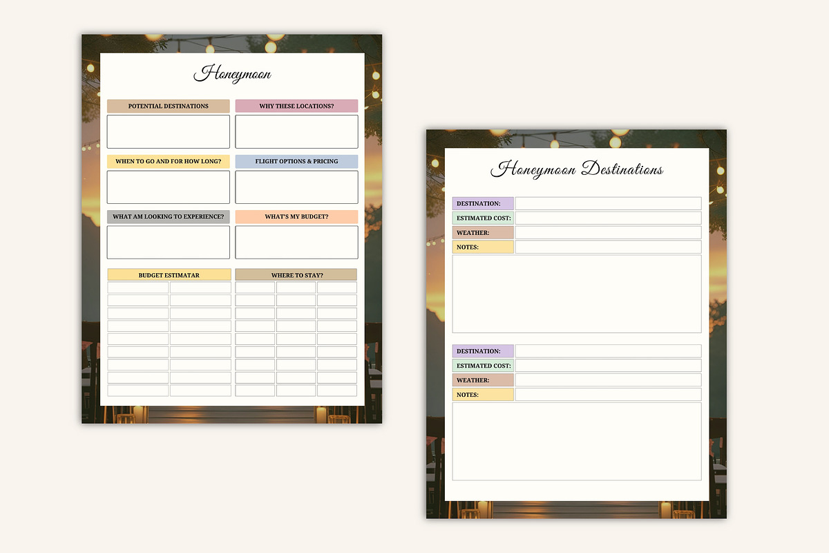 Wedding Planning Book, a Stationery Template by Designmela01 (Photo 8 of 10)