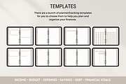 Digital Finance Planner + Stickers, a Templates & Theme by SunshineStudioBoutique (Thumbnail 7 of 9)