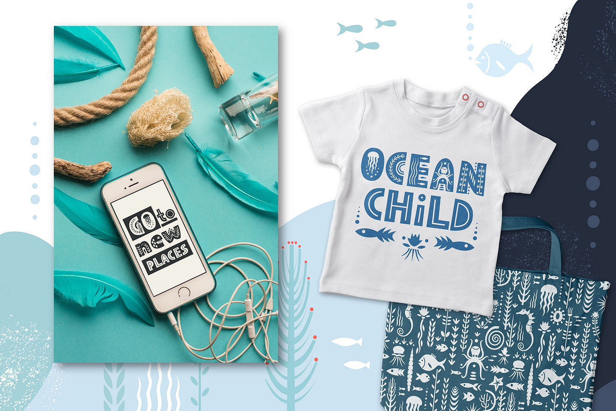 Sealife Font Family preview 4