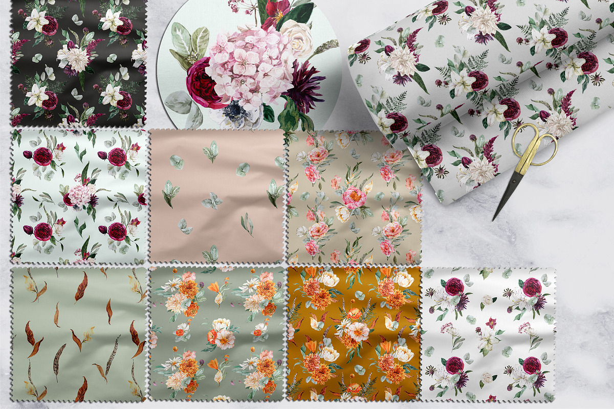 FLORISTA Huge Floral Collection, an Illustration by Cat In Colour (Photo 14 of 14)
