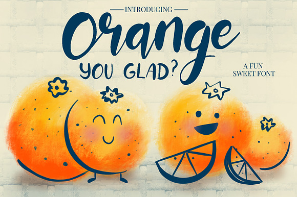 Orange You Glad Font preview 8