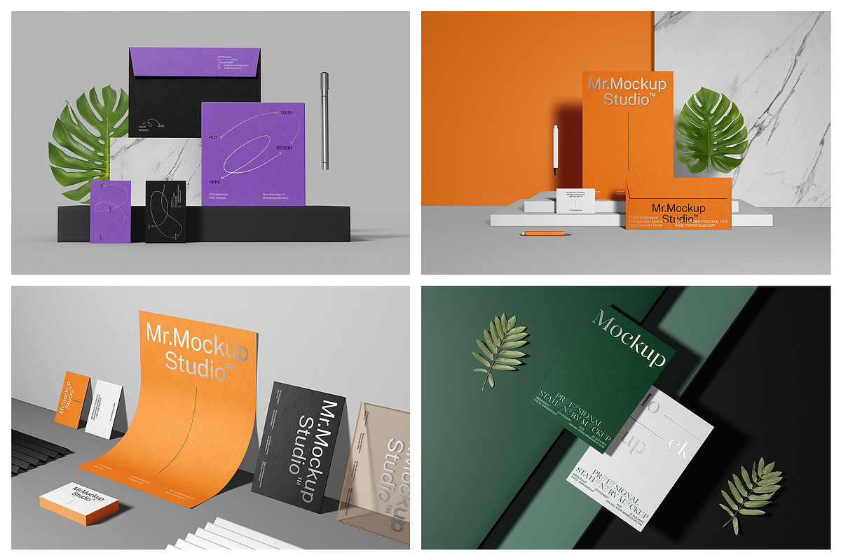 Stationery Mockups - Studio Scenes, a Product Mockup by Mr.Mockup™ (Photo 15 of 17)