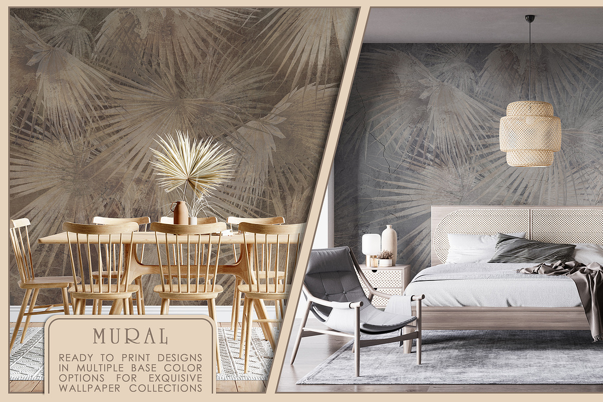 Fresco collection Leaves mural, a Wallpaper Graphic by Natalia0307 (Photo 13 of 16)