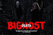 Death Bighost - Horror Font, a Blackletter Font by QR Design Studio (Thumbnail 4 of 9)