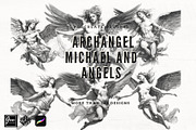 Archangel Michael and the angels, a Brush Add-On by TaKong Magics (Thumbnail 7 of 9)