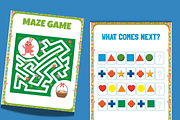 Easter Activity Book For Kids, a Seasonal Illustration by Sourcedigi (Thumbnail 3 of 3)