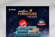 Furniture Social Media Banner Design, a Marketing Template by Photoshop Action (Thumbnail 17 of 26)