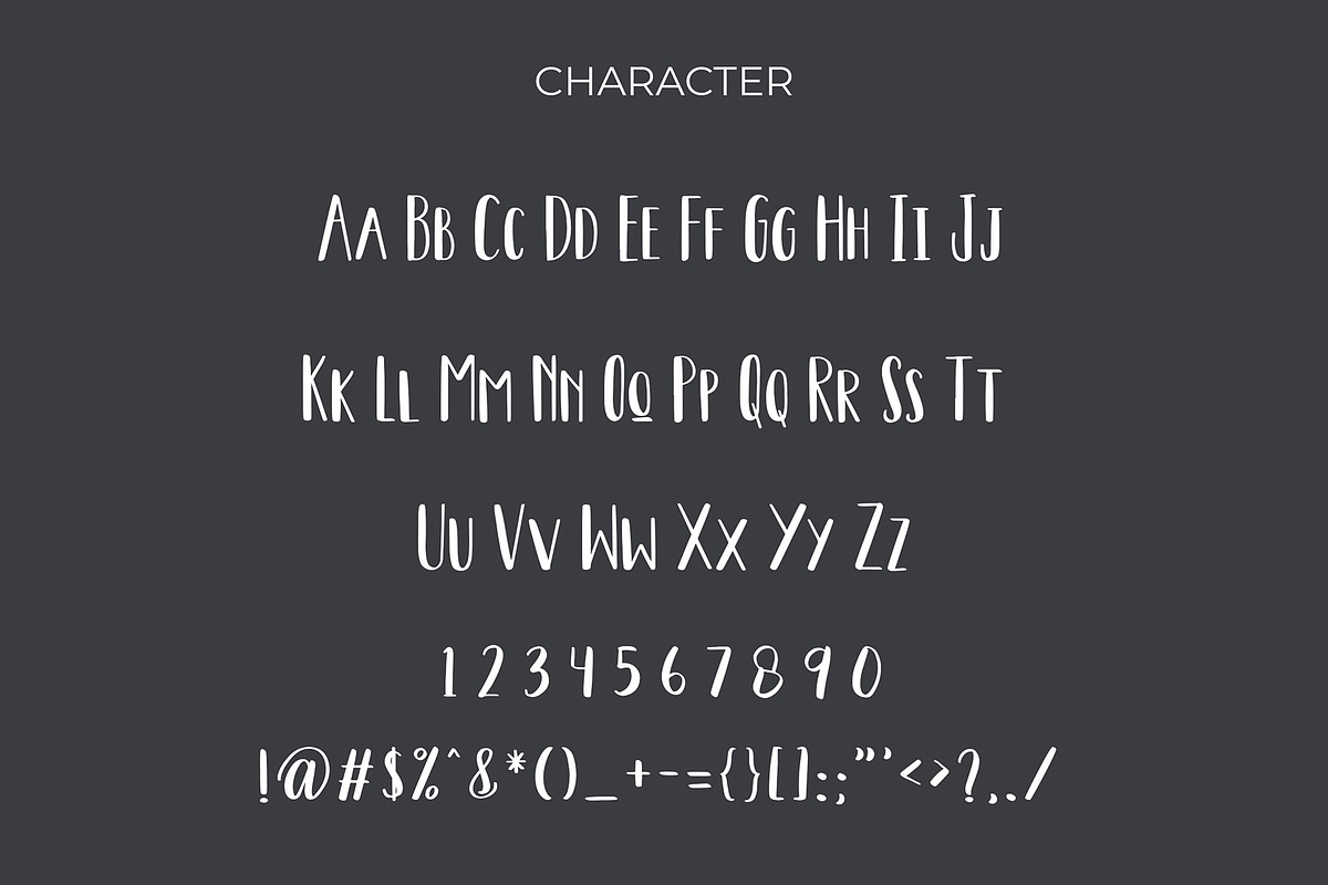 DemplonD Display Font preview 3