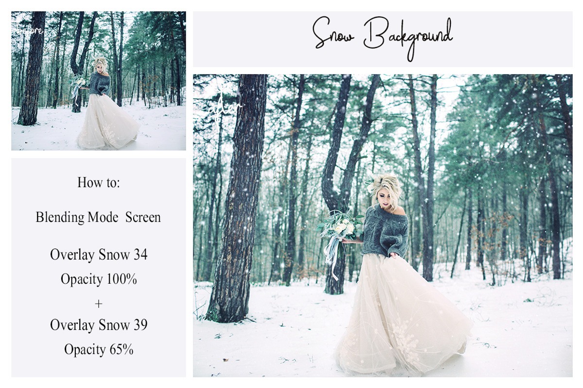 40 Snow Overlays, a Texture Graphic by LovePhotoMoment (Photo 7 of 12)