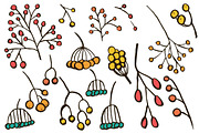 90 hand drawn ink elements, a Decorative Illustration by pixelwerk (Thumbnail 5 of 6)