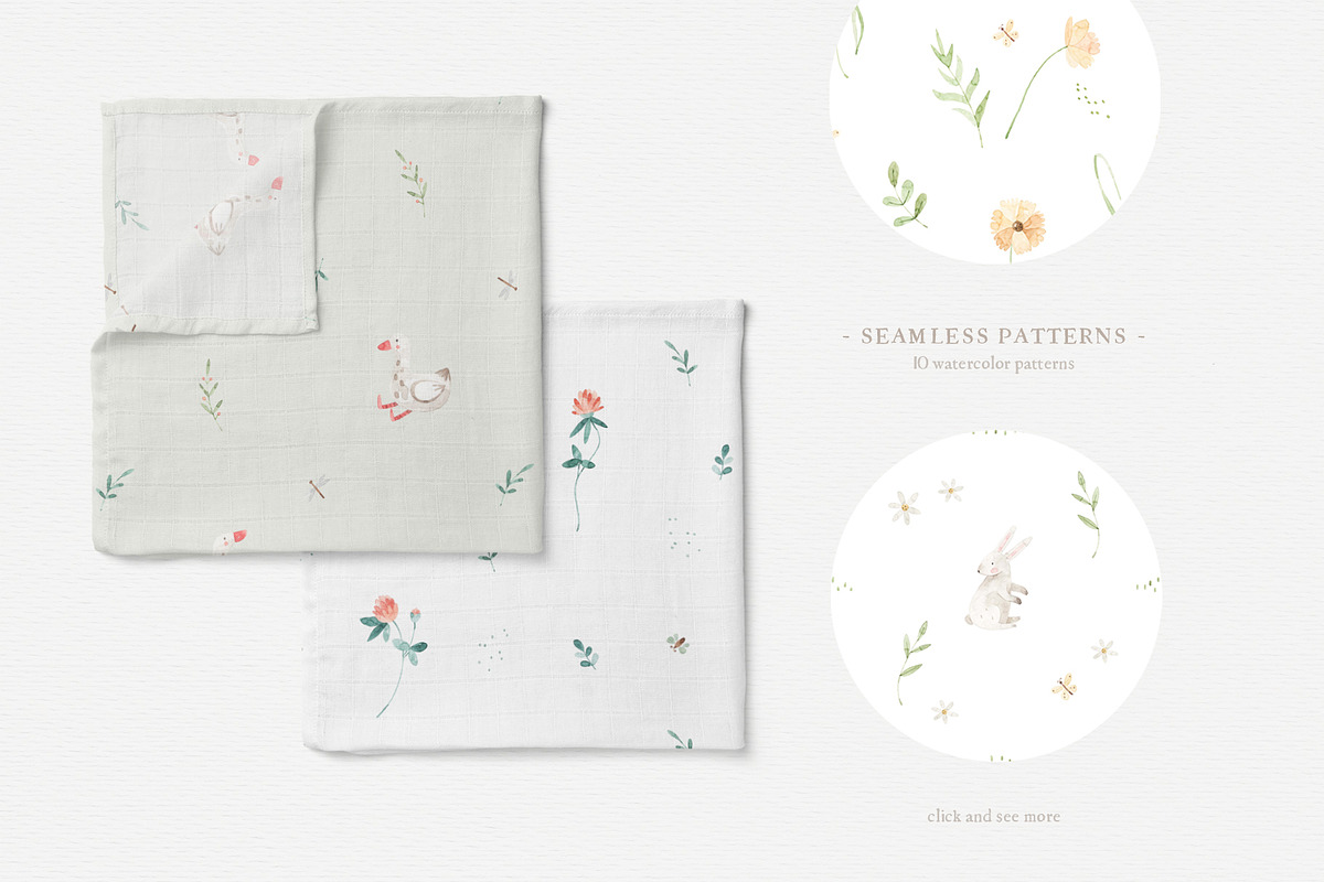 Summer Mood / Baby Collection, an Animal Illustration by svetsum (Photo 6 of 9)