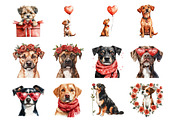 Valentine Dog Sublimation, an Illustration by Design Market (Thumbnail 3 of 3)