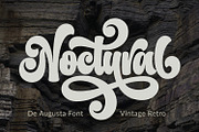 De Augusta - Vintage Retro Font, a Script Font by Subectype Studio (Thumbnail 3 of 10)