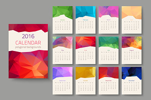 Geometrical calendar of 2016
