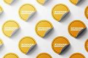 Round Sticker Mockups, a Packaging Mockup by MahmoudWally (Thumbnail 4 of 7)