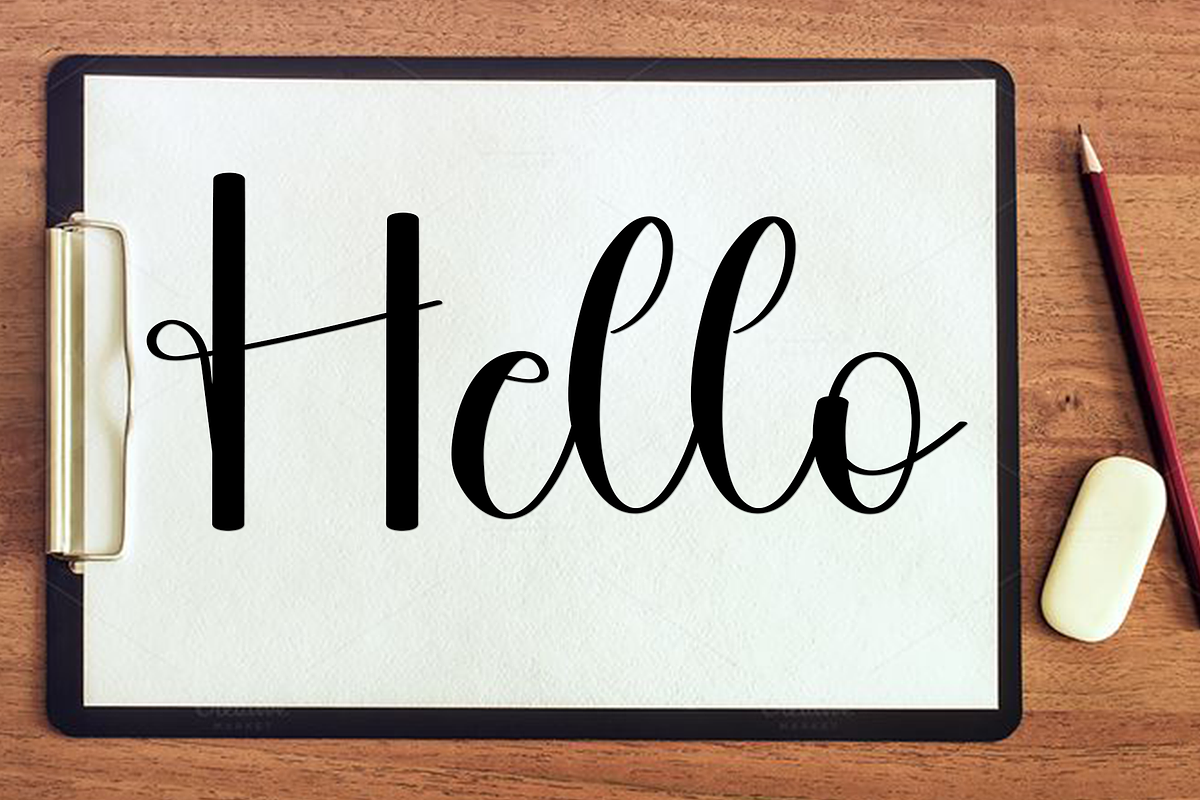 Beautiful, a Handwritten Font by FreshTypeINK (Photo 3 of 9)