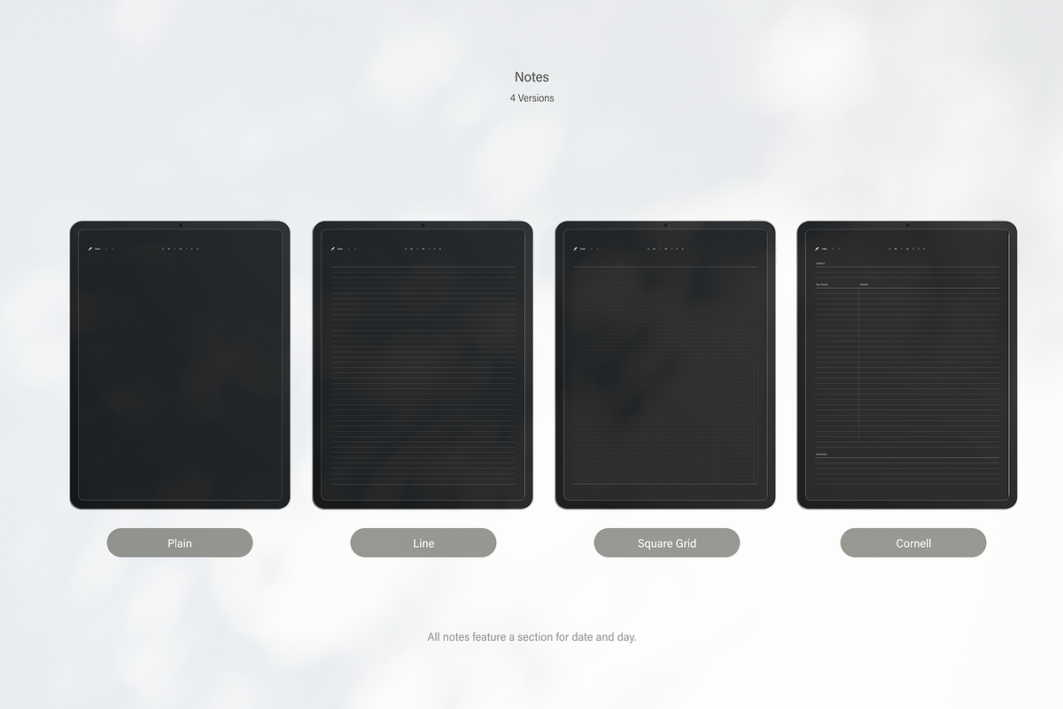 Digital Planner 2024 | Black, an App Template by SydneyYeom (Photo 11 of 11)